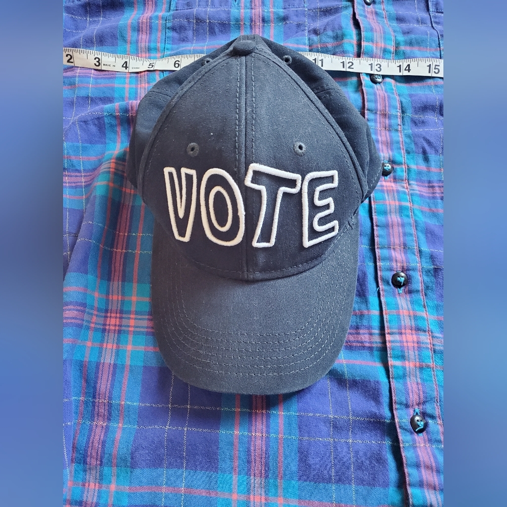 Sportsman Vote Hat embroidered 100% Cotton Adjustable Back